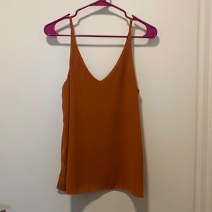 Flowy camisole - burnt orange